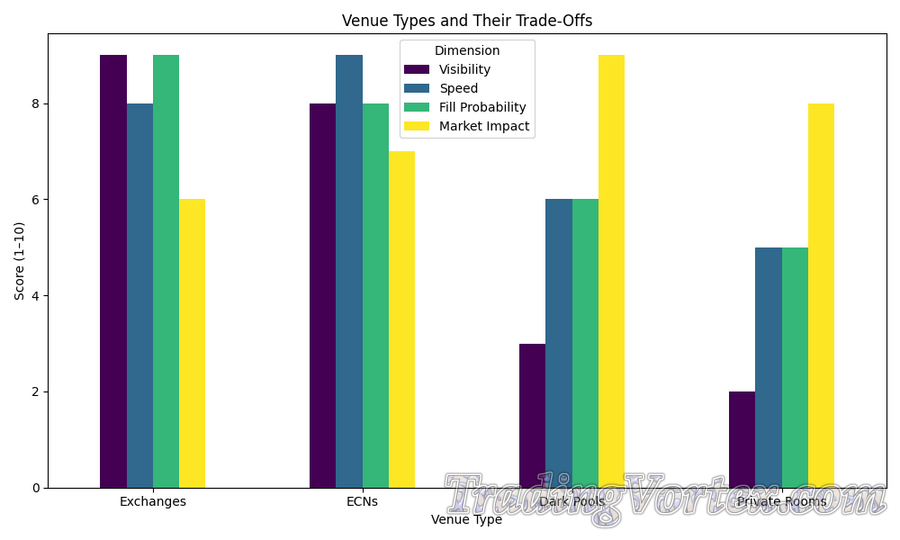 Comparing Venue Types: Visibility, Speed, Fill Probability, and Market Impact Comparing Venue Types: Visibility, Speed, Fill Probability, and Market Impact