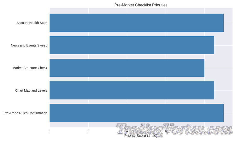 Pre-Market Checklist Priorities Pre-Market Checklist Priorities