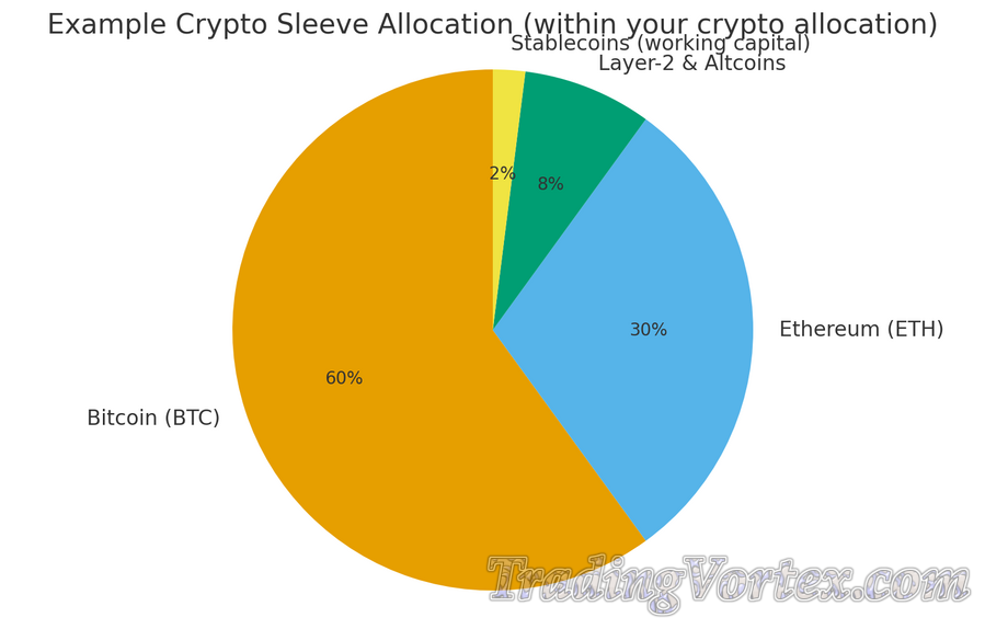 Example Crypto Sleeve Allocation (Pie)