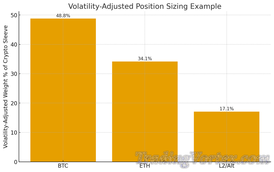 Volatility-Adjusted Position Sizing (Bar chart)