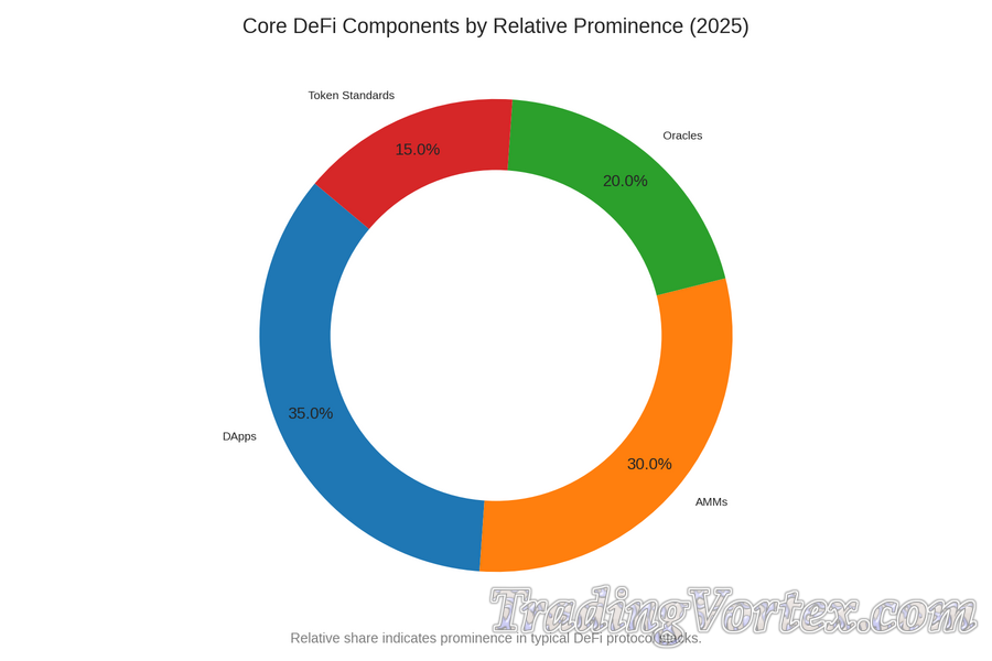 Core DeFi Components by Relative Prominence (2025)