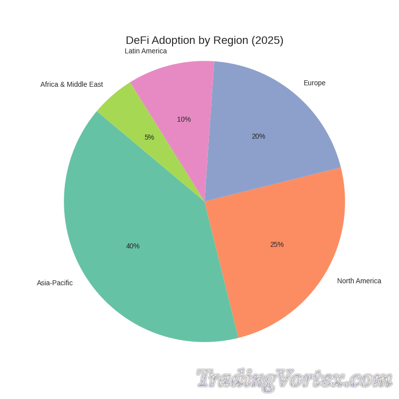 DeFi Adoption by Region (2025)
