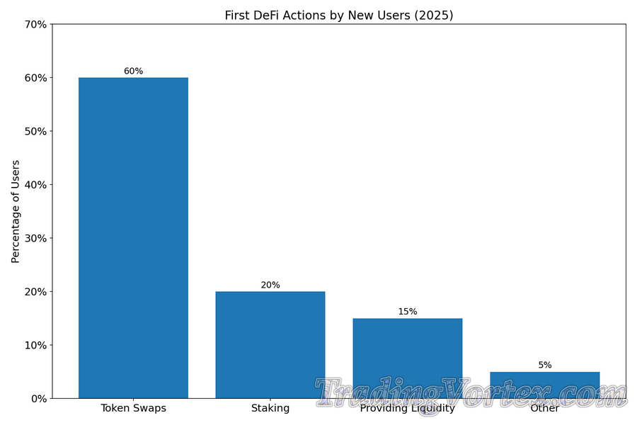 First DeFi Actions by New Users (2025)