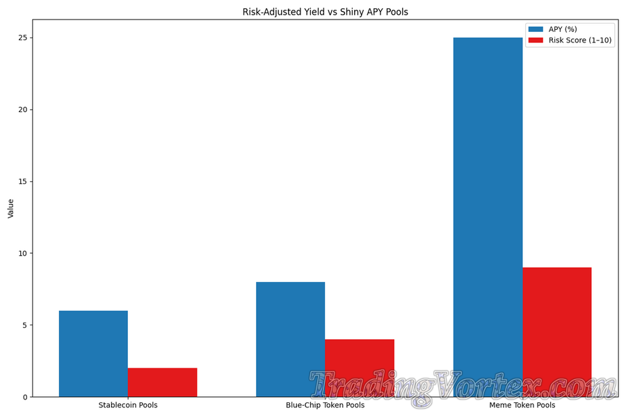 Risk-Adjusted Yield vs Shiny APY Pools